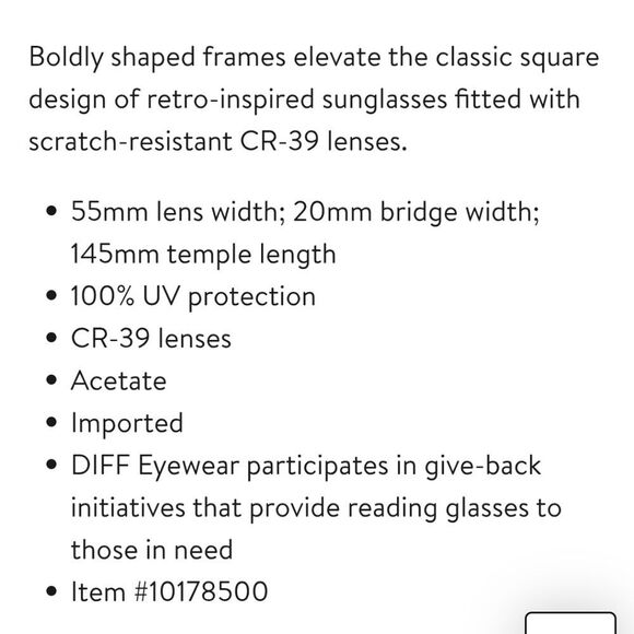 Diff Eyewear Camila 55MM Gradent Rectangular Sunglasses- Dusty Pink - Picture 5 of 9